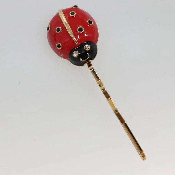 LOUIS VUITTON Kit Bullet Phrases Hair clip metal Gold M92349 LV Auth bs27708 - Picture 4 of 14